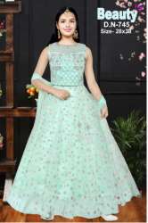 kids wedding party wear gown 