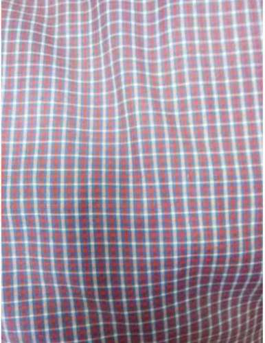 Small Check Uniform Fabric by Agrawal Textiles