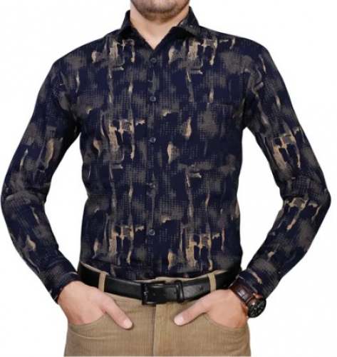 Full Sleeves Party Wear Cotton Shirt by Upendra Tailor And Fashion
