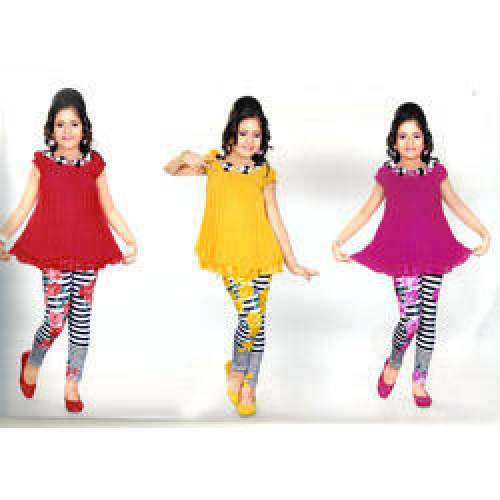 Kids Girls Top with Legging set by Salwar House