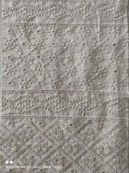 Dyeable Cotton Eyelet Fabric