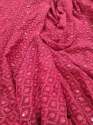 Georgette  Chikan Kurta Fabric thumb 4