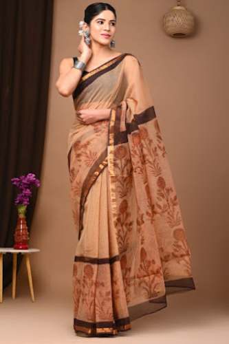 Chiffon Printed Daily Wear Saree At Wholesale Price by Lahar Chanderi Saree