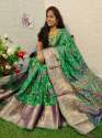 trendy-green-patola-print-saree-for-women