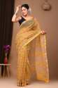 yellow-floral-printed-daily-wear-saree