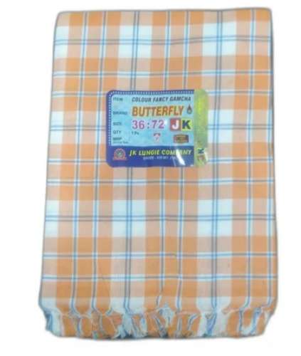 120 GSM Checked Cotton Gamcha  by Khaneja Traders