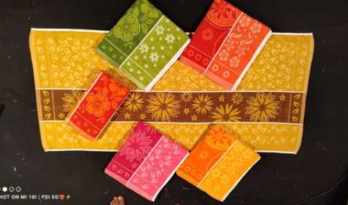 printed 	Cotton hand towel  by Khaneja Traders