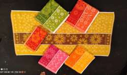 printed 	Cotton hand towel 