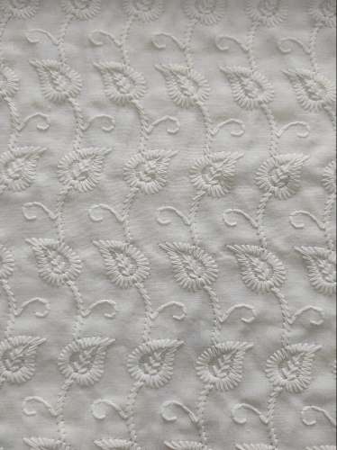 Cotton Chikan Kurta Fabric