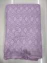 Poly Silk Chikan Embroidery Fabric thumb 1