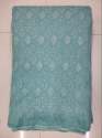 Poly Silk Chikan Embroidery Fabric thumb 2