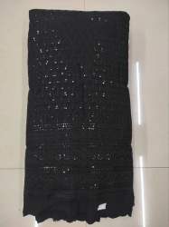 Rayon Chand Sequence Chikan Fabric