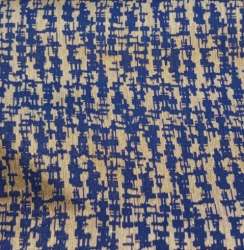 Blue Jacquard sherwani Fabric 