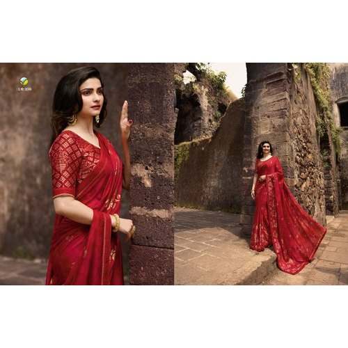 Digital printed Bollywood georgette Saree by Archana Collections