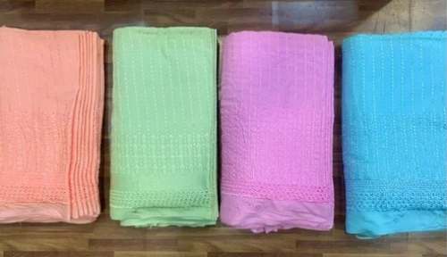 Rayon Chikan Fabric 