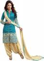 Unstitched  Patiala Ladies Suit 