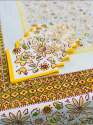 Hand Block Printed Dinning Table Covers With Napkins thumb 1