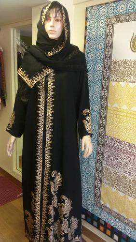 Embroidered islamic Abaya by Uddup Designer Boutique