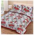Flower Printed King Bed Sheet thumb 1
