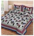Flower Printed King Bed Sheet thumb 2