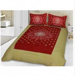 Rajwadi Style Double Bed Sheet