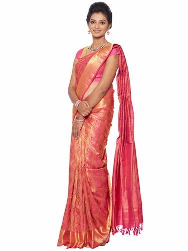 bridal cotton silk saree