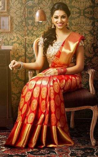 Kanchipuram bridal saree