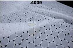Eyelet Schiffli Embroidered Fabric 