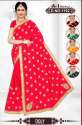 Georgette Party Wear Embroidery Saree For Women