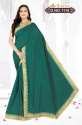 Silk Embroidery Vichitra Saree For Women