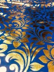 Foil Printed Roto Fabric