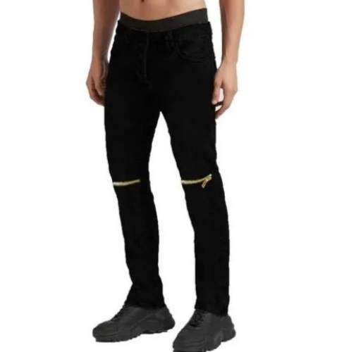 Fancy New Collection Black Mens Jeans At Wholesale Rate by Kana Enterprises