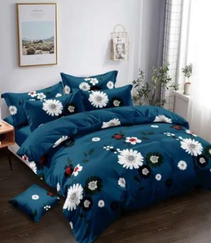 Elastic Printed King Size Double Bed Bedsheet by Ketostics