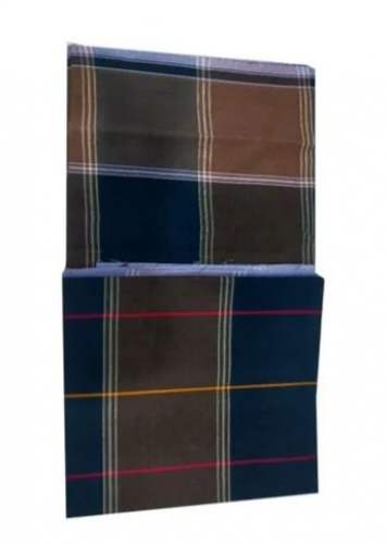 36inch Check Cotton Shirting Fabric by S V S Fab