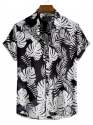 mens-leaf-printed-lycra-shirt