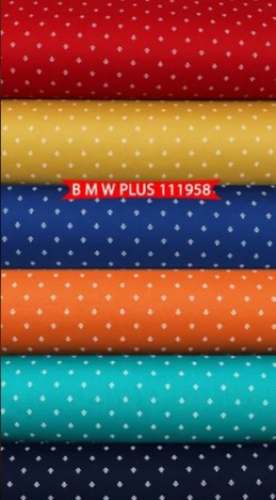 100% Cotton Poplin Shirting Fabric 