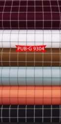 Men Formal Wear Cotton Check Shirting Fabric 