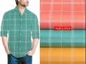 Men Formal Wear Cotton Check Shirting Fabric  thumb 1