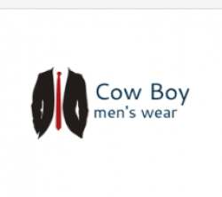 Cow Boy men s wear logo icon