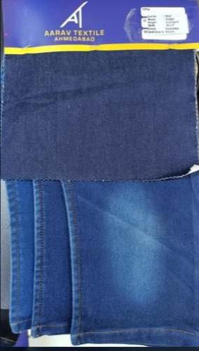 78 Inches Denim Knitted Fabric  by Aarav Textiles
