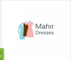 Mahir dress and dress material logo icon