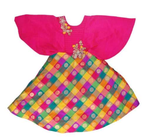 Buy The Chennai Silks Kids Frock by The Chennai Silks