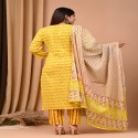 bagru handblock printed suit with cotton mulmul dupatta thumb 4