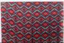 Diamond Shape Printed Raw Silk Fabric thumb 1