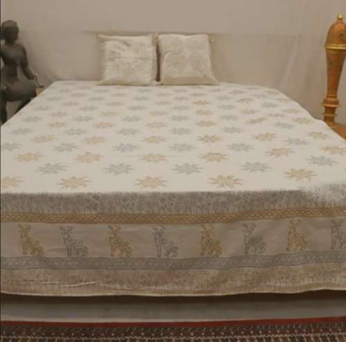 Jaipuri Block printed bed sheets 