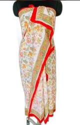 110X180cm Hand Block Printed Cotton Sarong