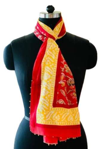 Multi-color Hand Printed Scarf Ladies 