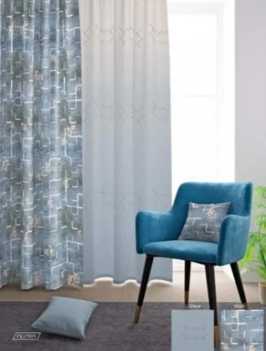 Polyester Digital Printed Window Curtain by Osho International