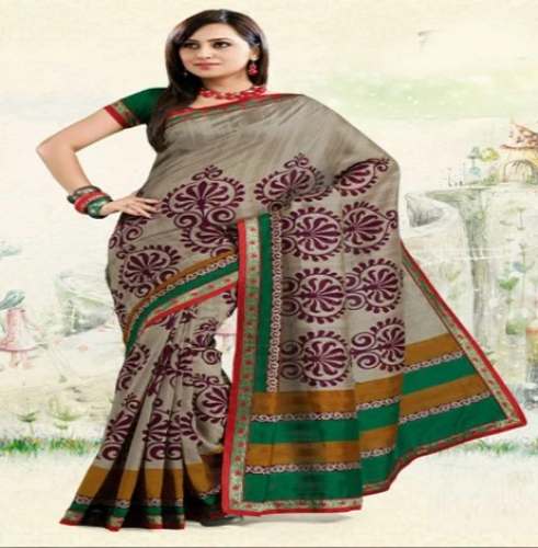 Printed Heavy Designer Saree For Women by Ankur Sen Designs