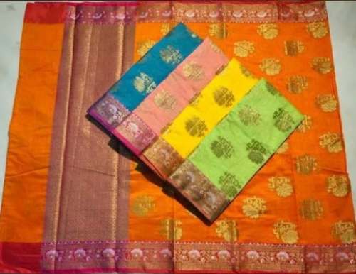 Fancy Zari Cotton Saree For Women by Saheba Sarees